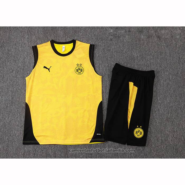 Chandal del Borussia Dortmund Sin Mangas 25/26 Amarillo